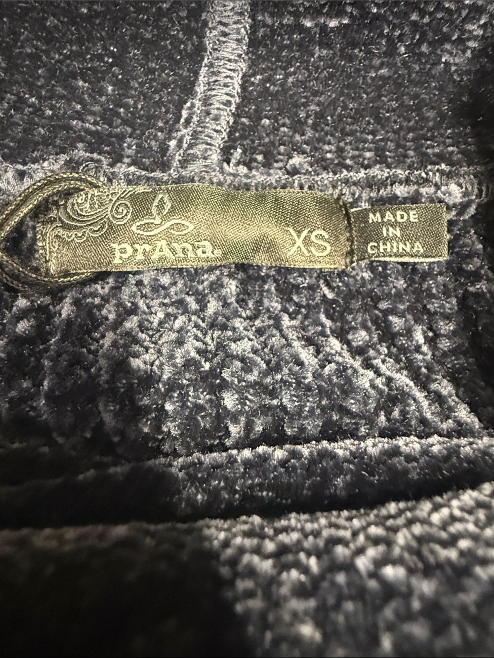 Prana Women's Chenille Funnel Neck Sweater - Charcoal Blue - Picture 2 of 8